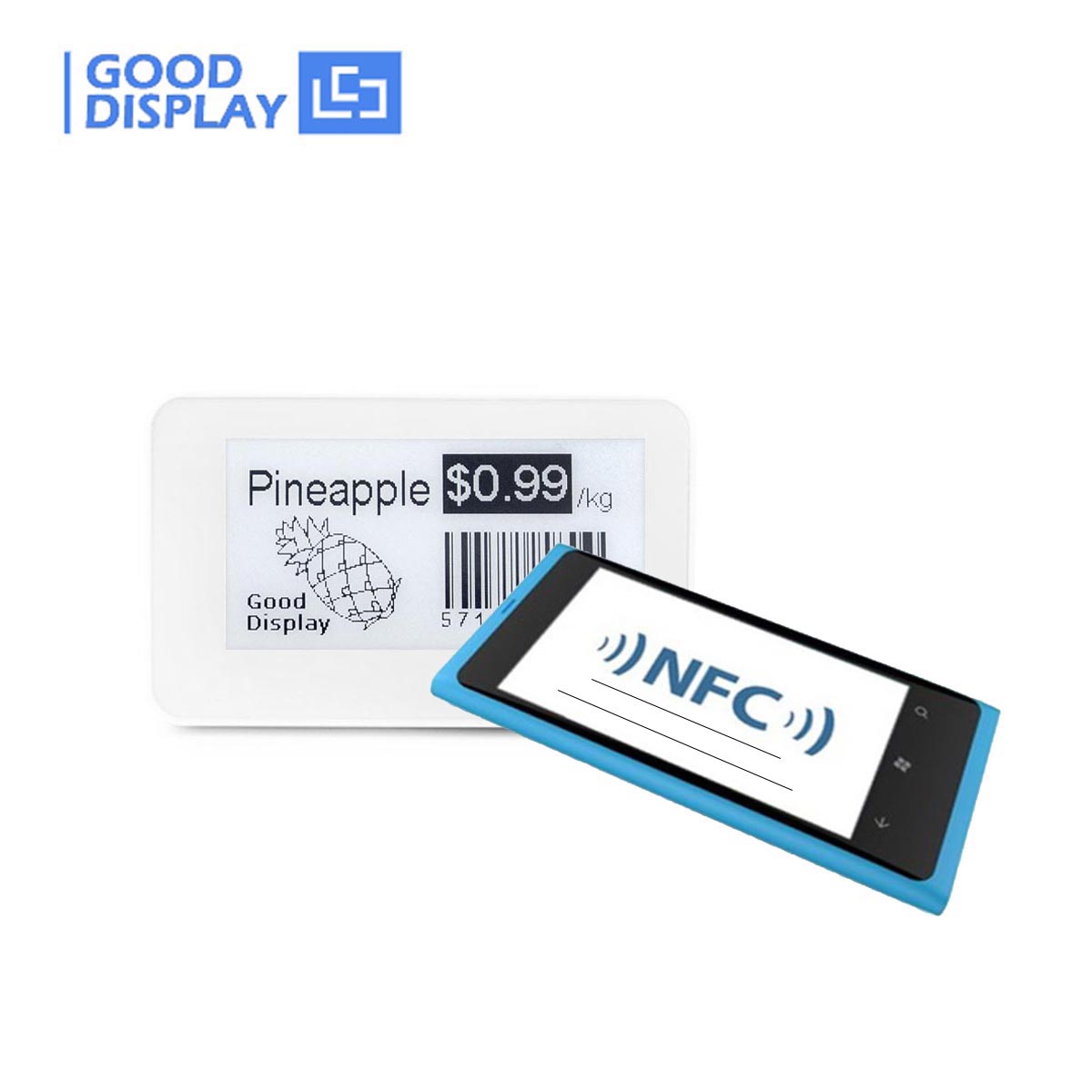 Nfc Tag Programmable - Etiqueta ESL de tinta electrónica con