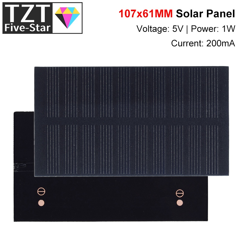New Gadgets Electronic - Panel Solar electrónico inteligente, 1W, 5V,